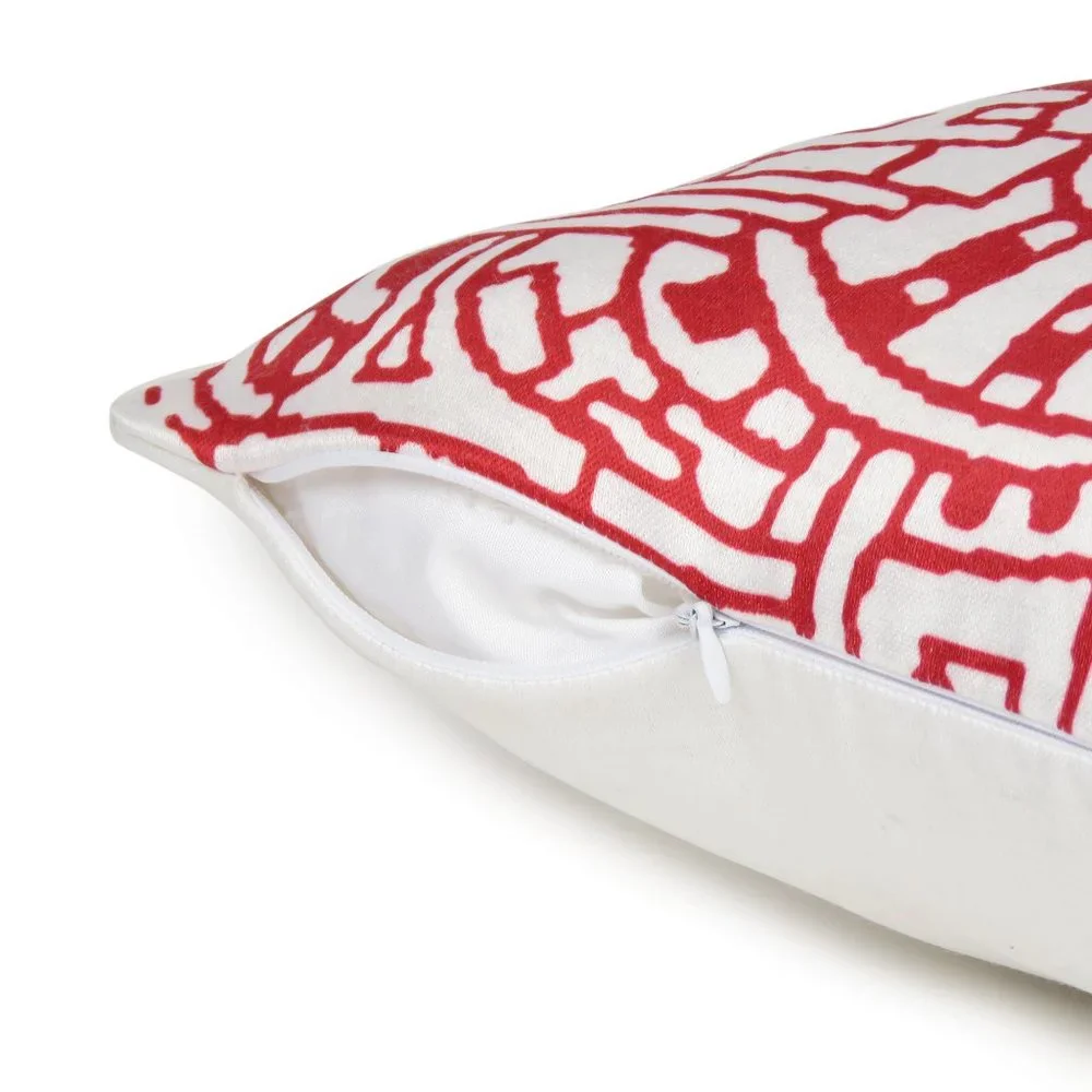 Home Decorative Doodle Pattern Digital Print Cushion Pillow Cover Pillow Case